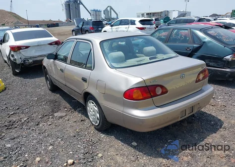 2001 Toyota Corolla Ce из США, поврежденный, VIN 2T1BR12E81C398191